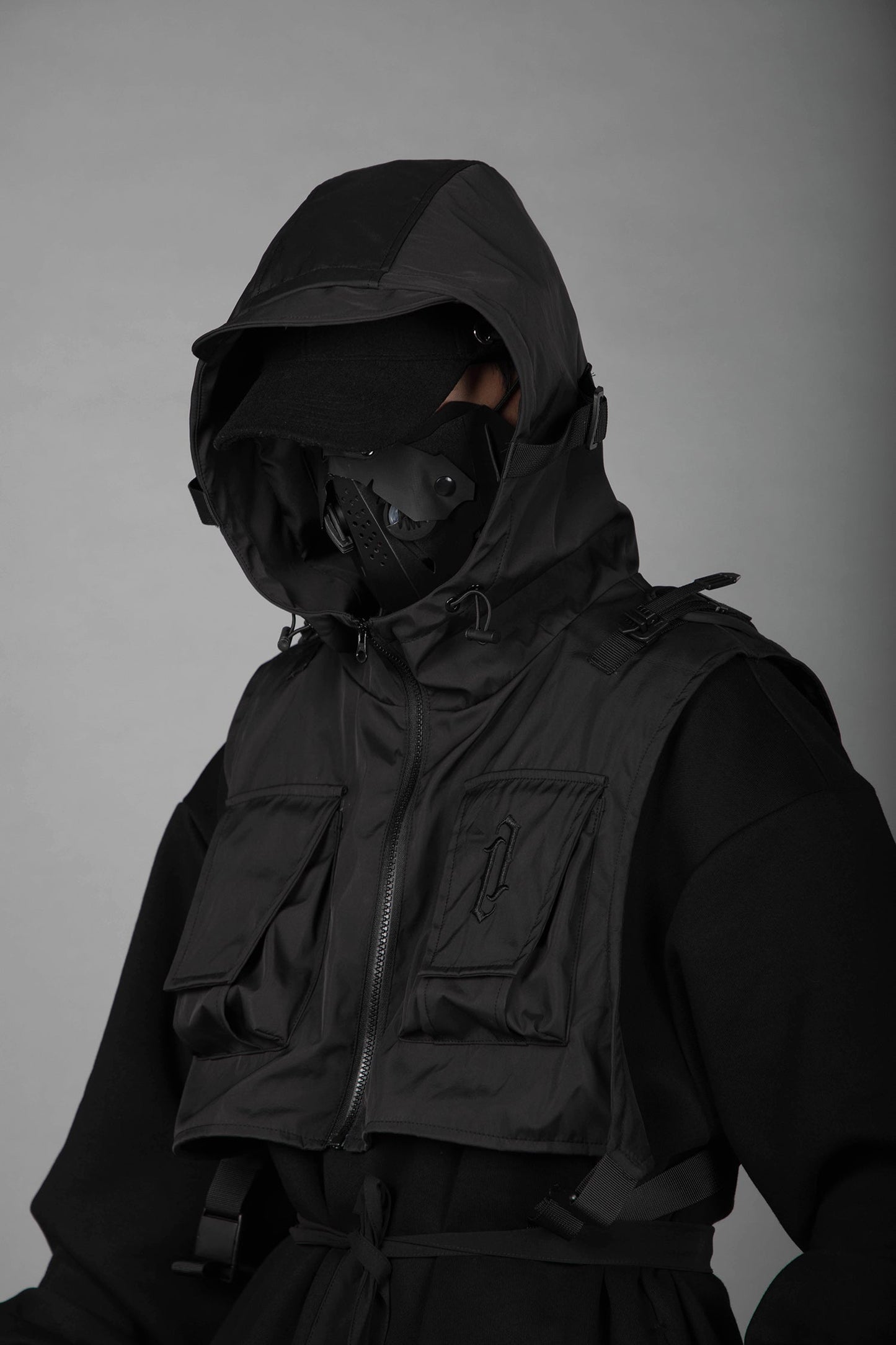HiH34 Black Tech Guard Hoodie