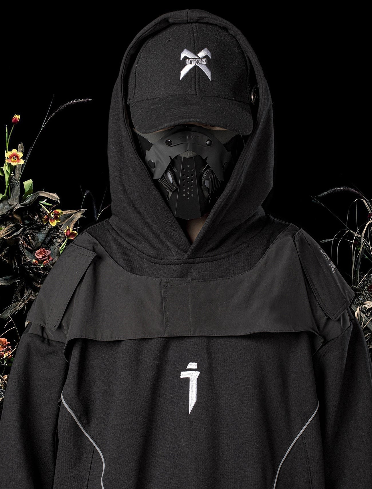 HiH29 Shadow Mixed Hoodie