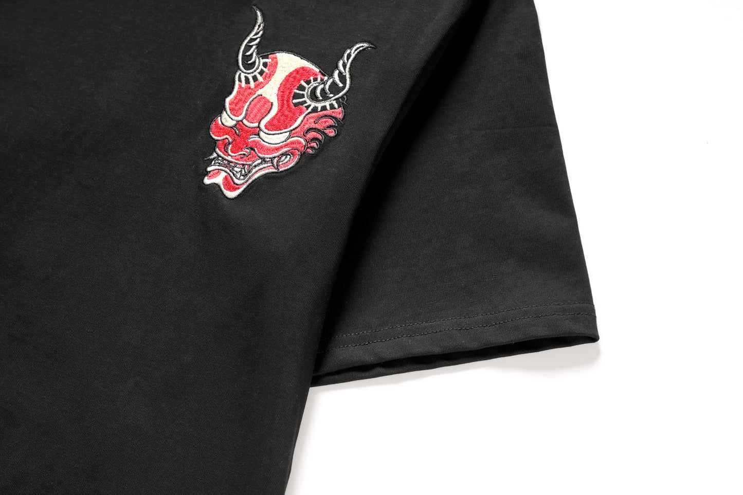 KH772 Red Demon Embroidered Tee