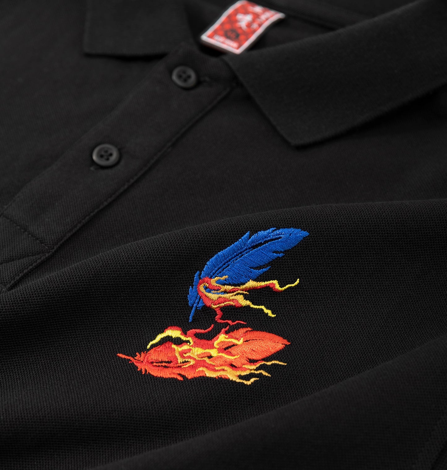 Flying Phoenix Embroidery Polo