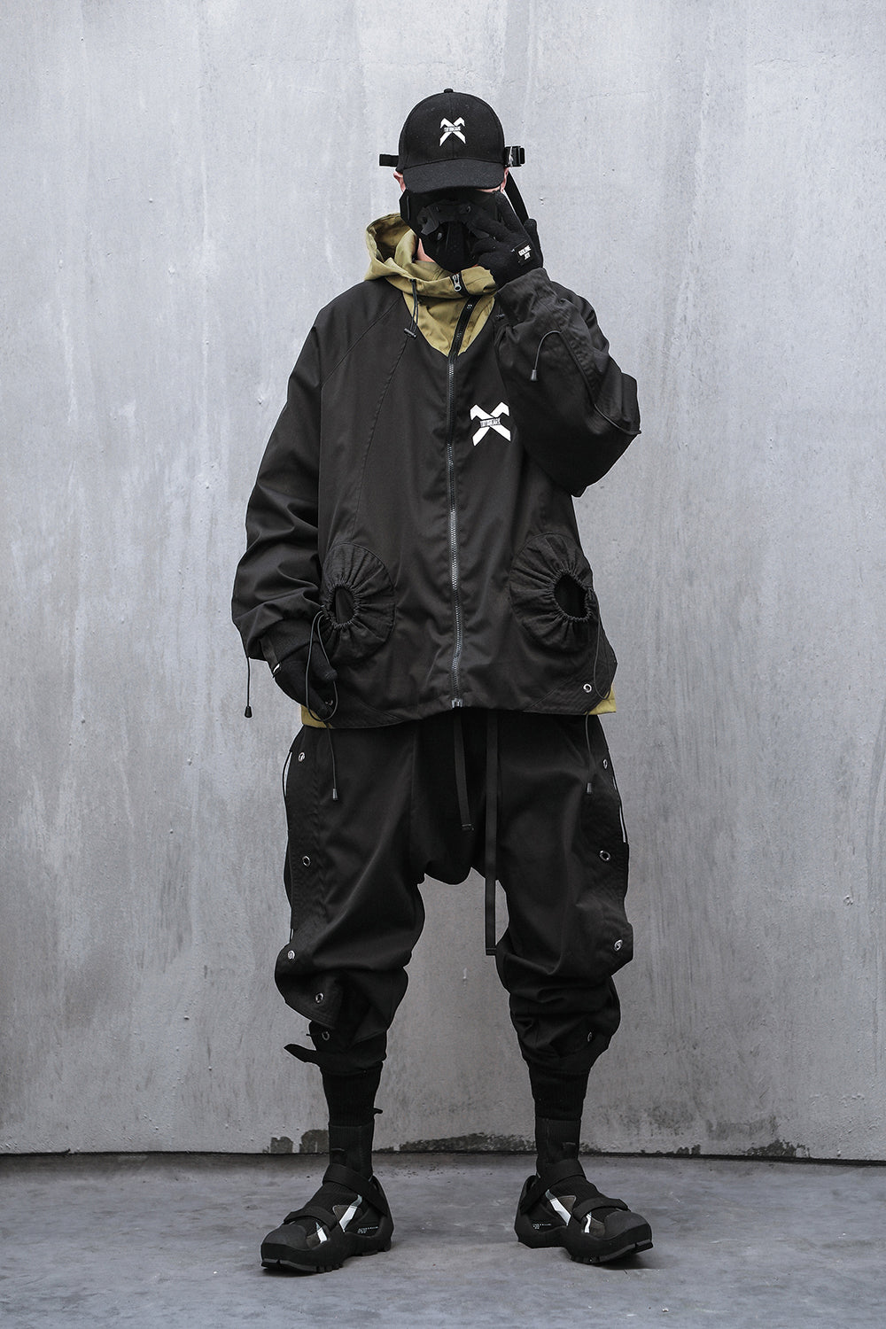 HiP22 Black Industrial Climber Pants