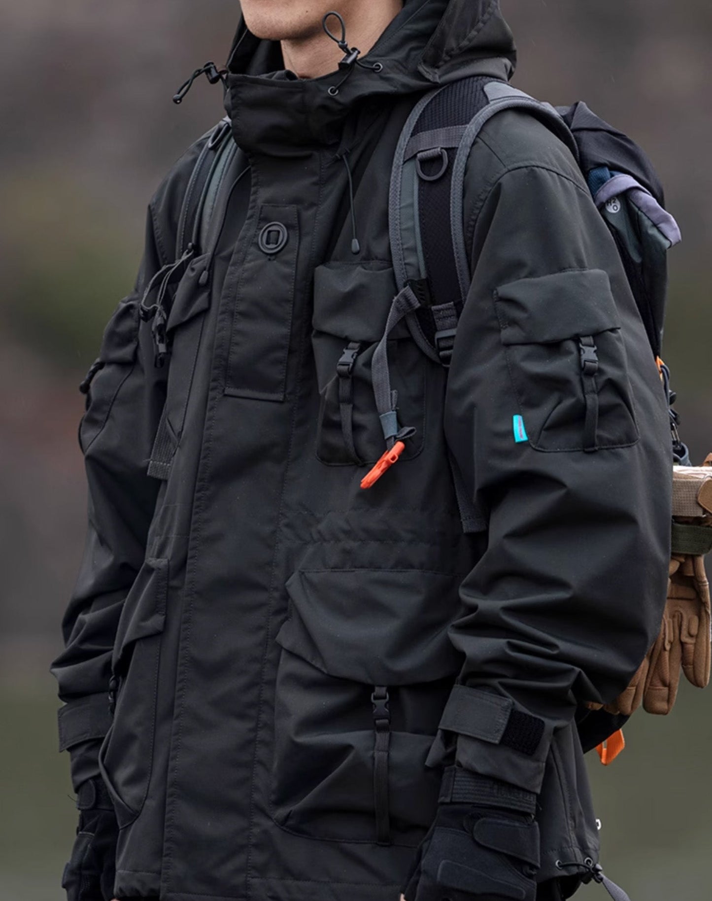 APEJ8 Black Tactical Wilderness Jacket