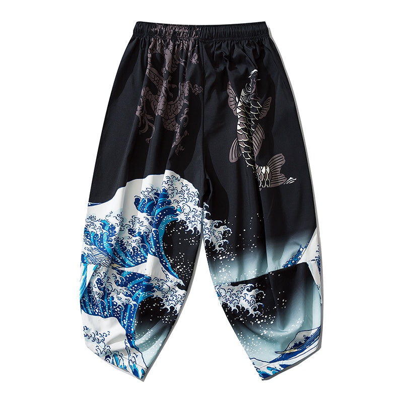 YC134 Great Waves Lightweight Pants