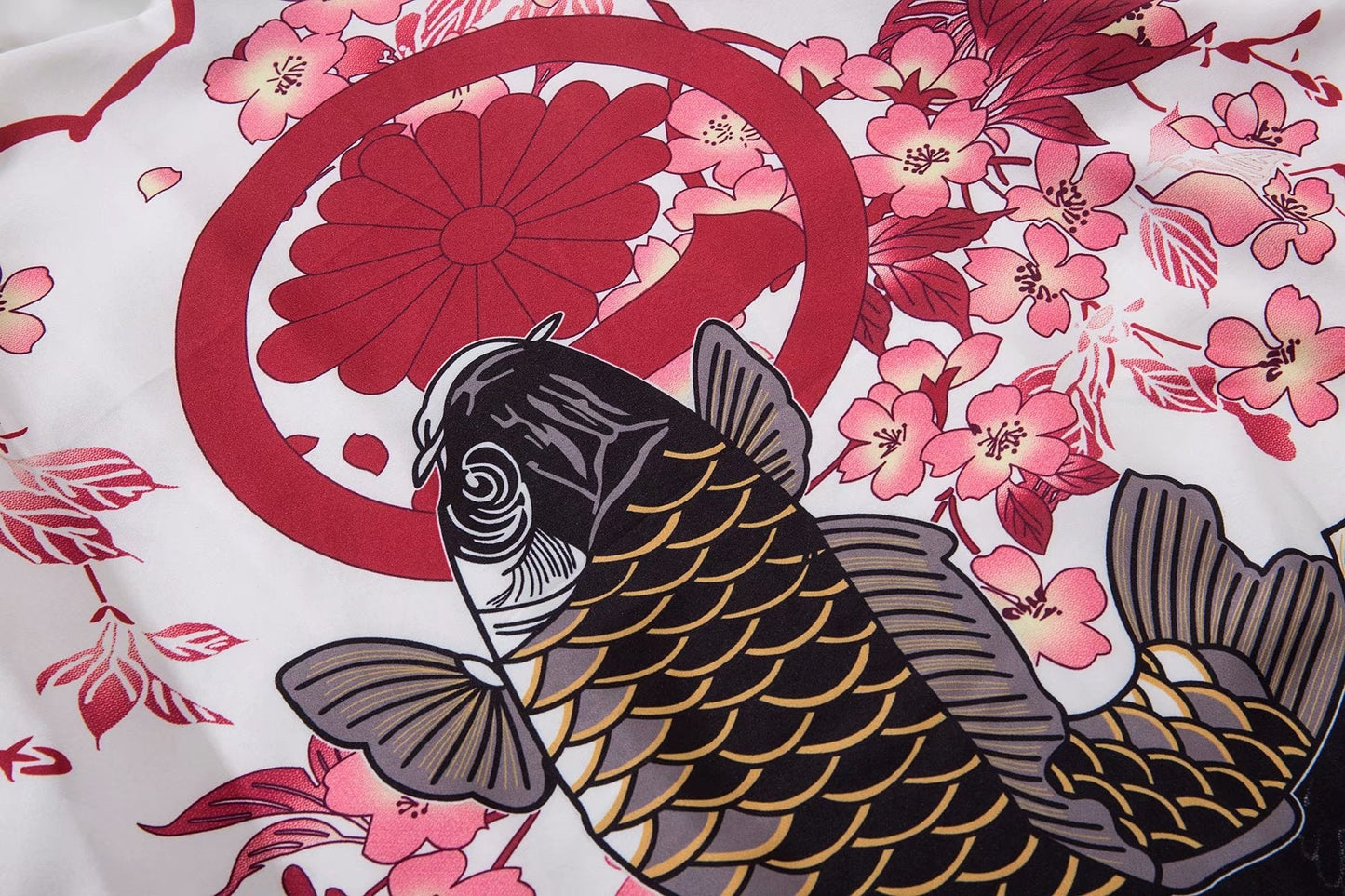 YC70018 Fish in the Pond Kimono