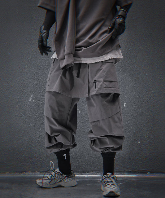 HiP80 Grey Samurai Pants