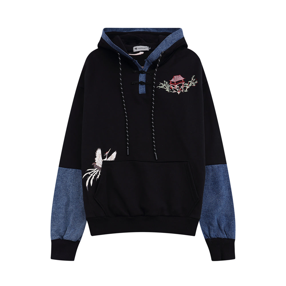 YE731 Fellowship Embroidery Hoodie