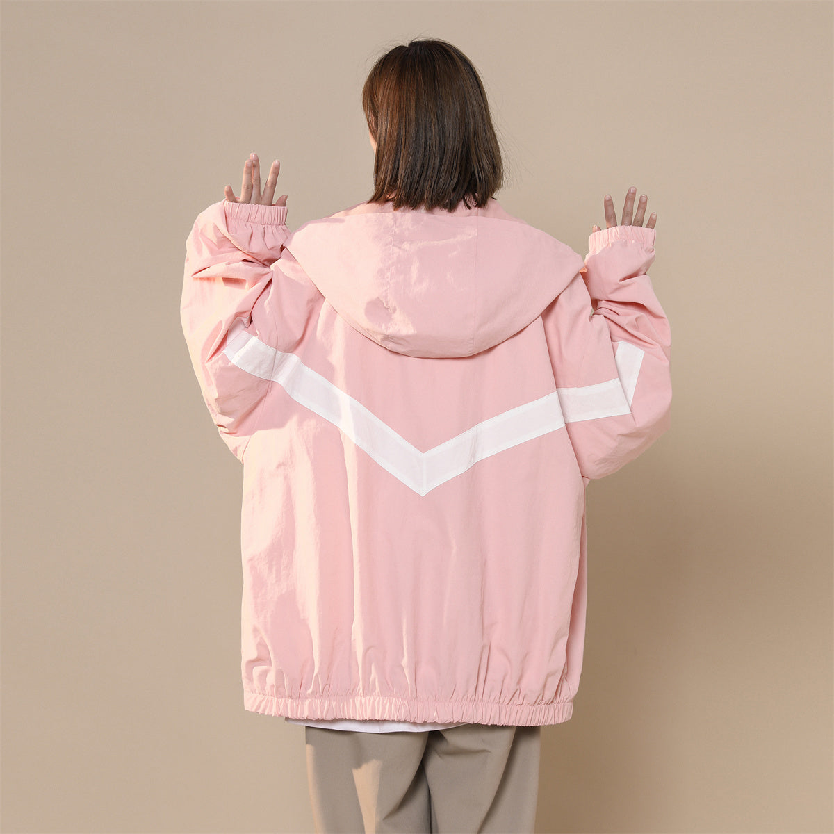 Veste coupe-vent décontractée pour femme diplômée