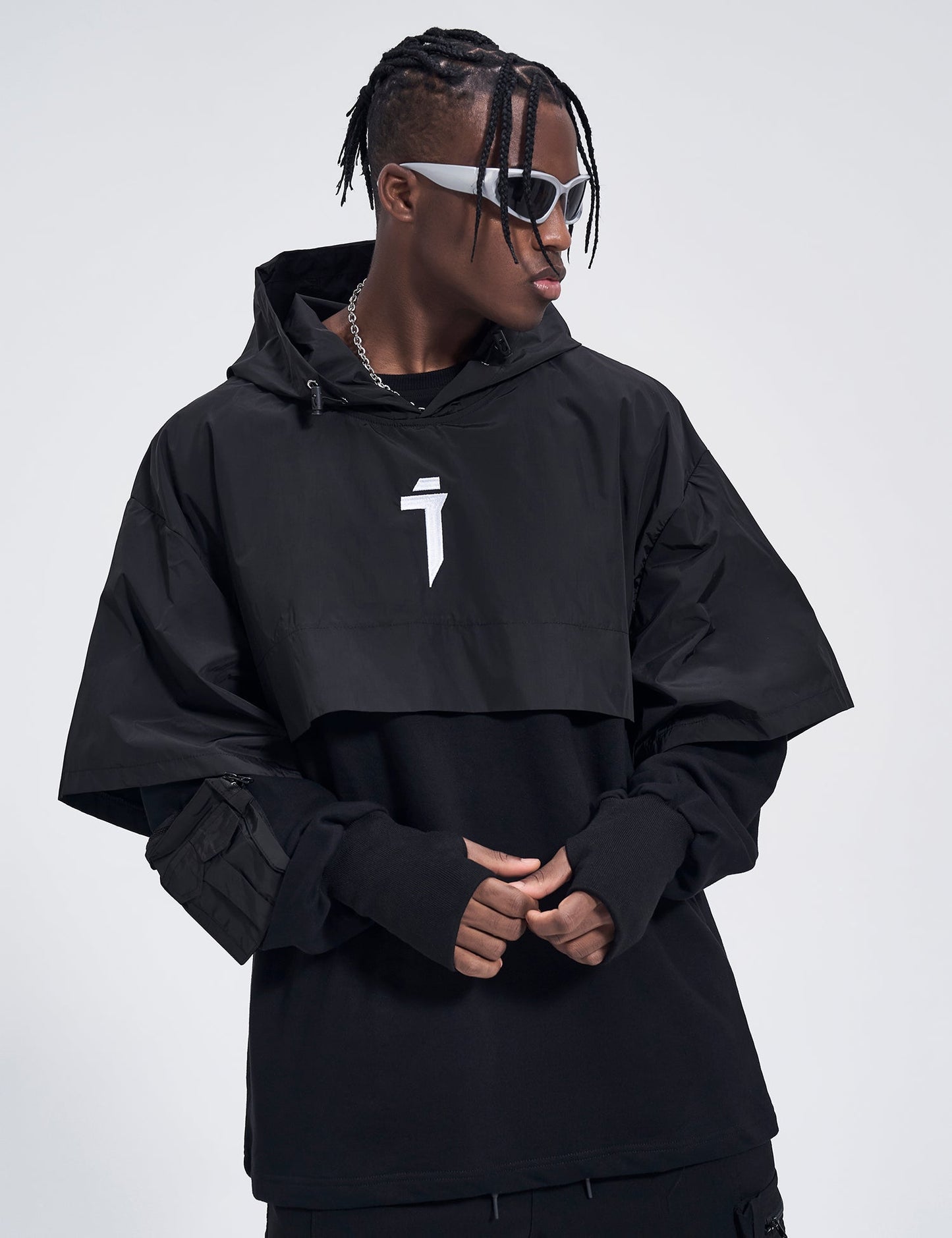HiH18 I-Tech Layered Hoodie