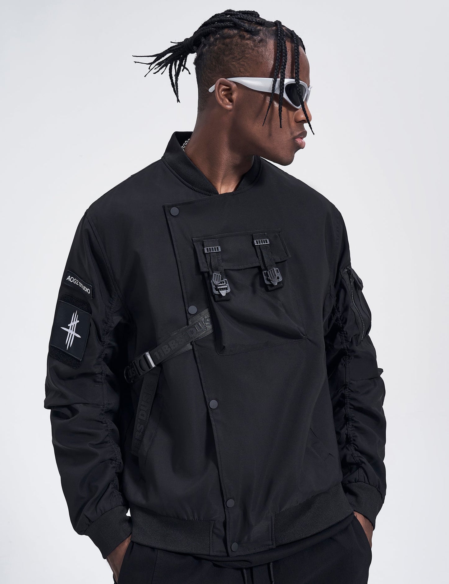 DuskJ6 Scar Slash Bomber Jacket