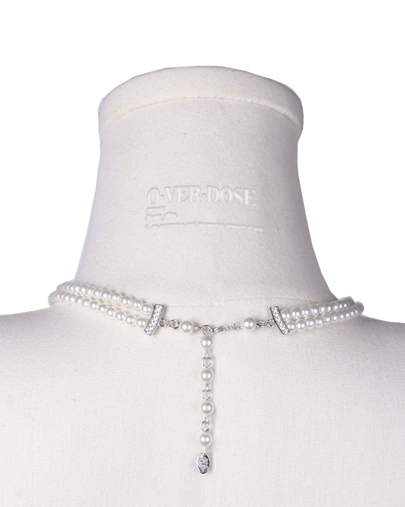 "222" Layered Pearl Necklace