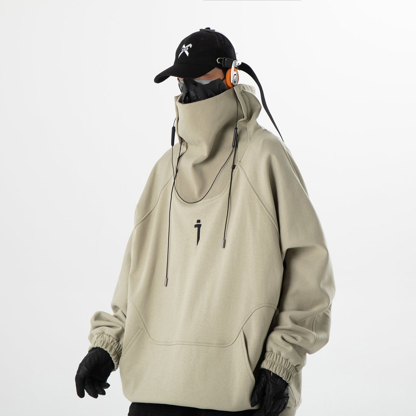 HiH49 Precision High Neck Olive Sweater