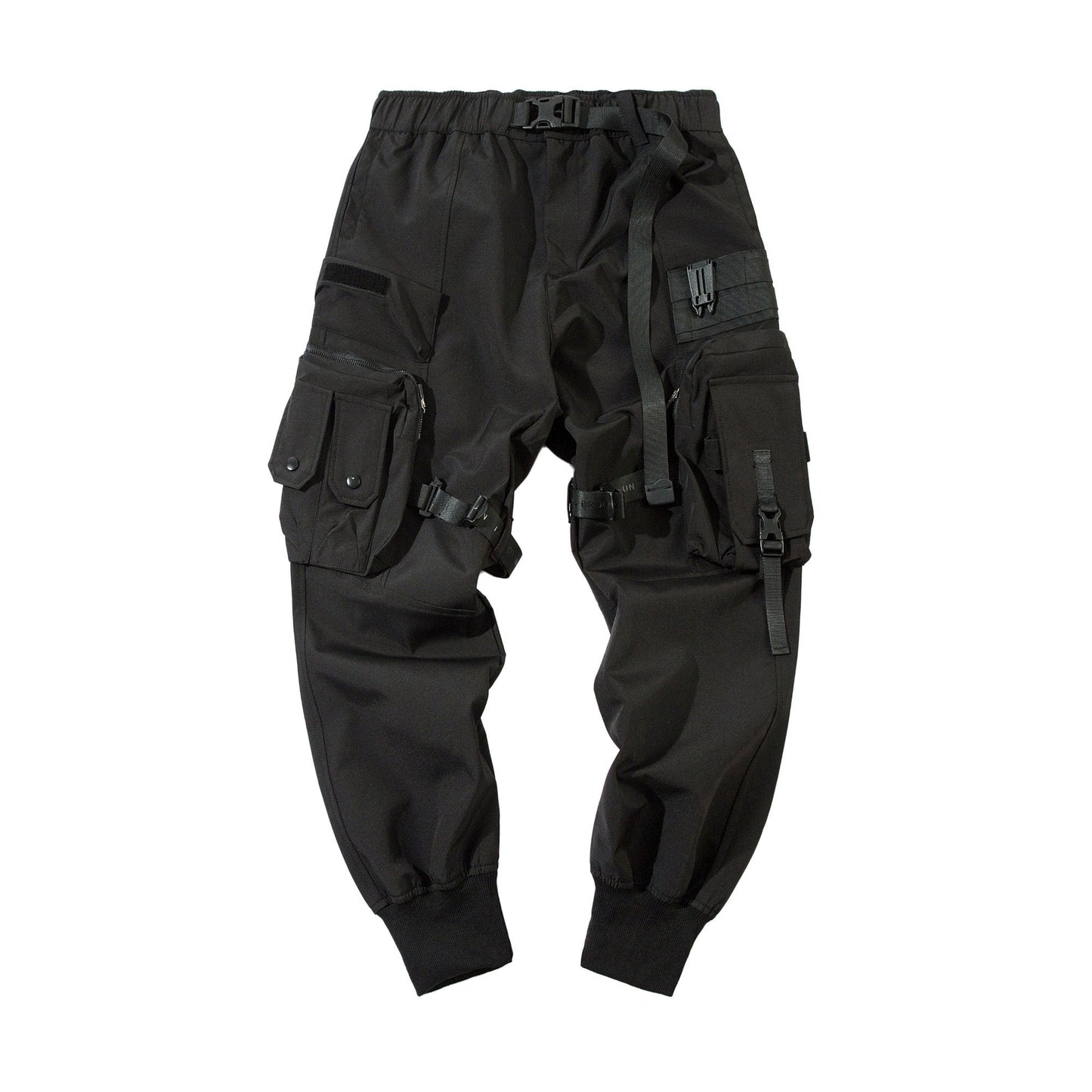 IBP440 Matte Black Paratrooper Joggers