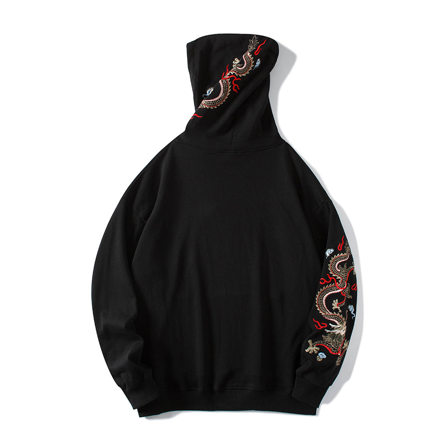 KH9190 Dragon Embroidery Hoodie