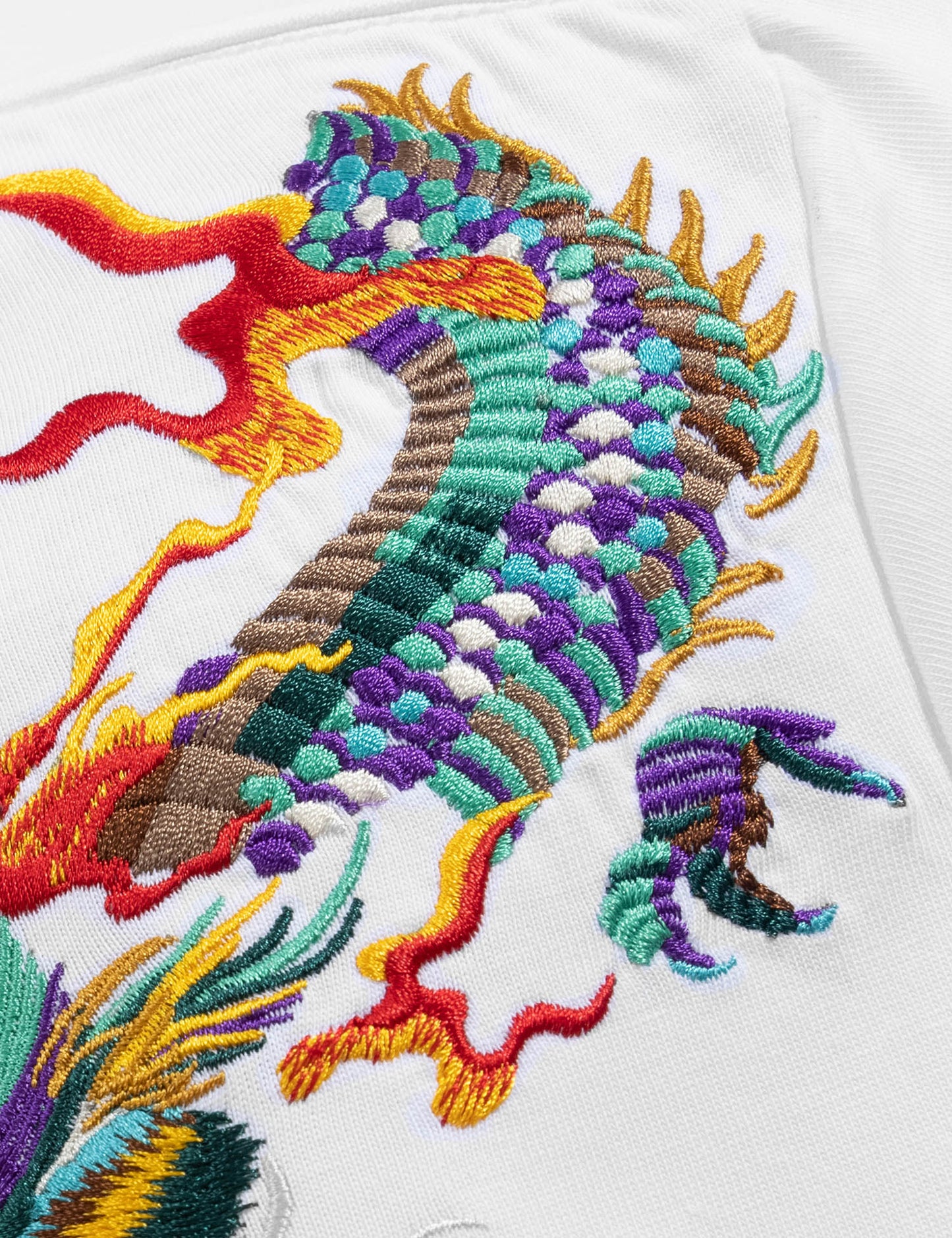 KH727 Flying Dragons Embroidery Tee