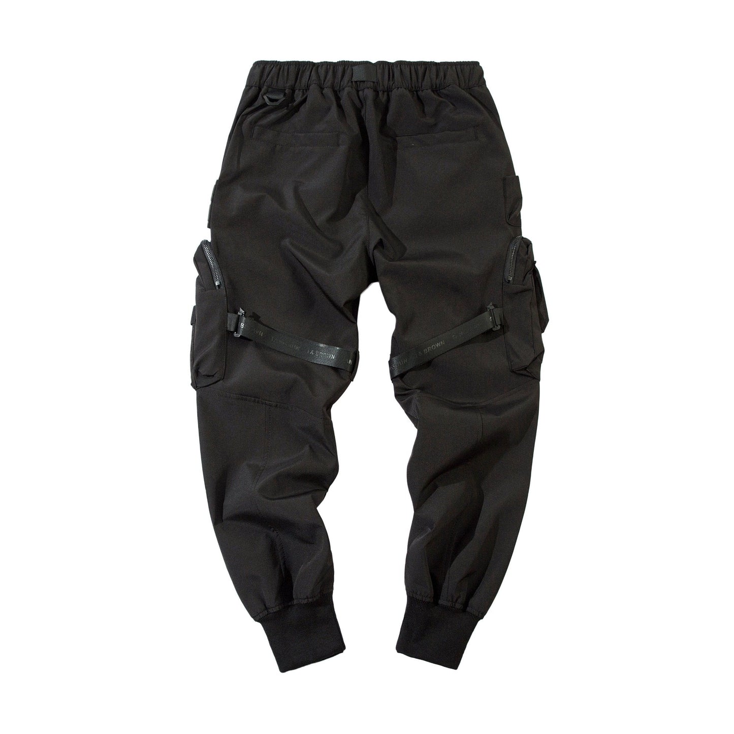IBP440 Matte Black Paratrooper Joggers