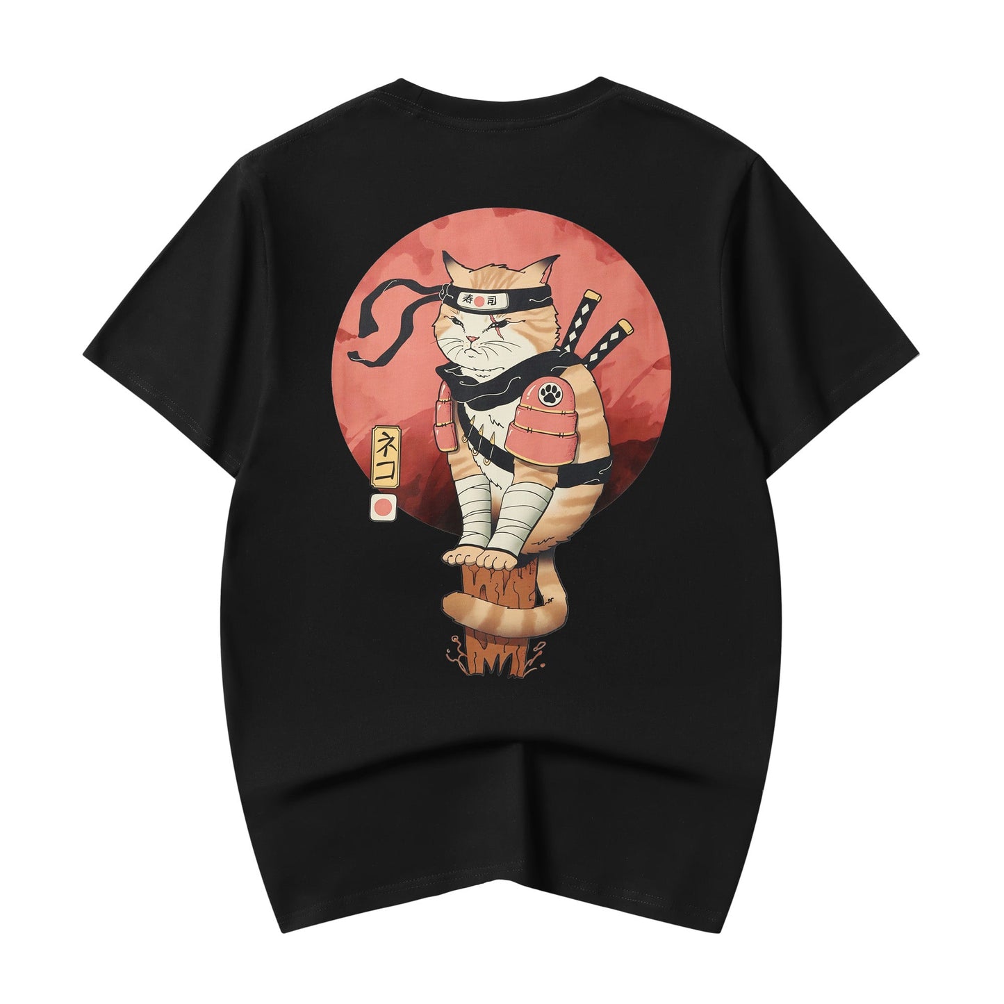 T-shirt YeT017 Ninja Cat