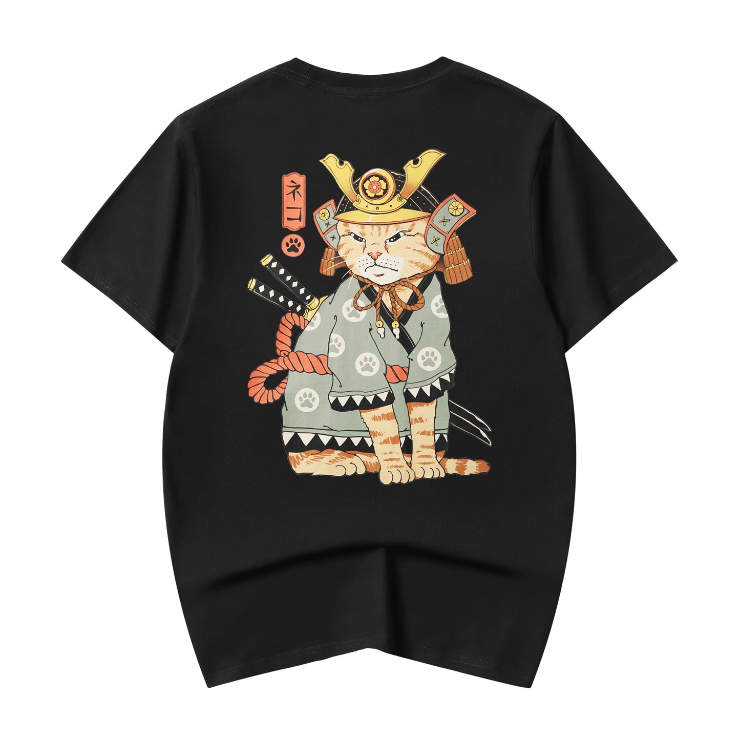 T-shirt kimono chat YeT016