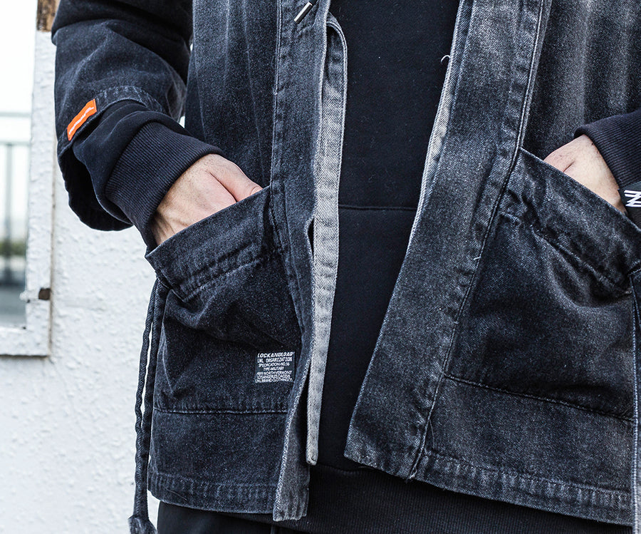 LALKW91 Denim Samurai Shirt