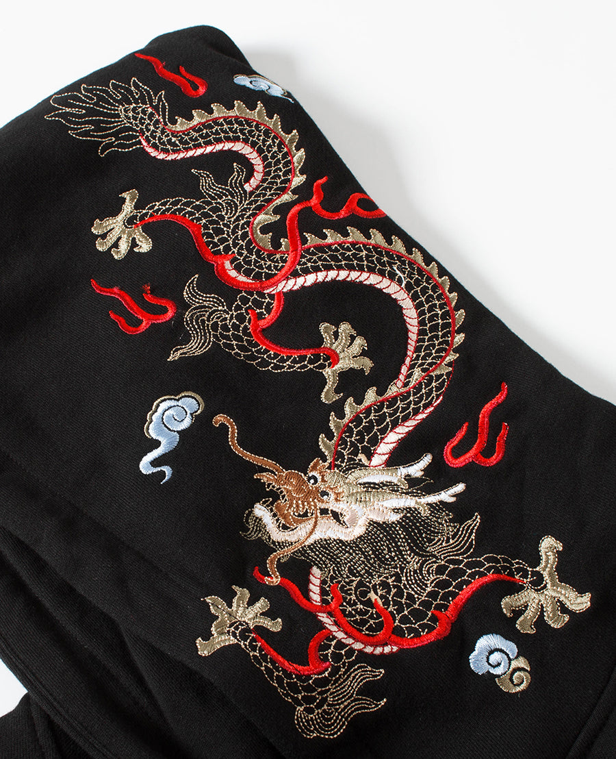 KH9190 Dragon Embroidery Hoodie