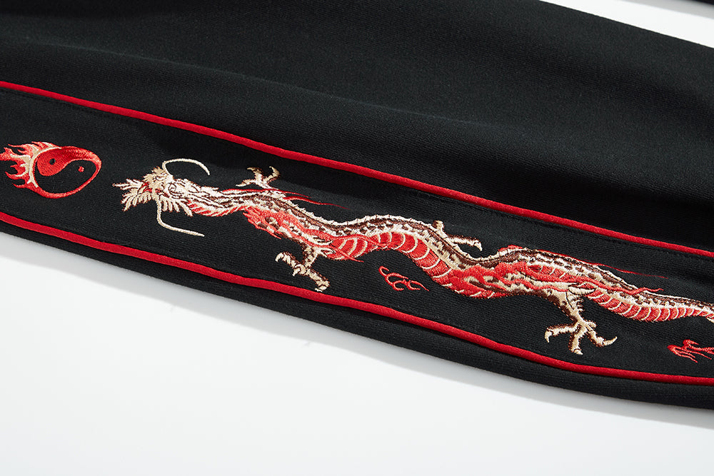 KH7061 Dragon Embroidery Joggers