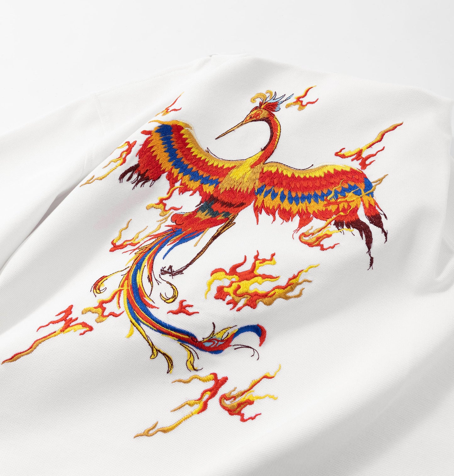 Flying Phoenix Embroidery Polo