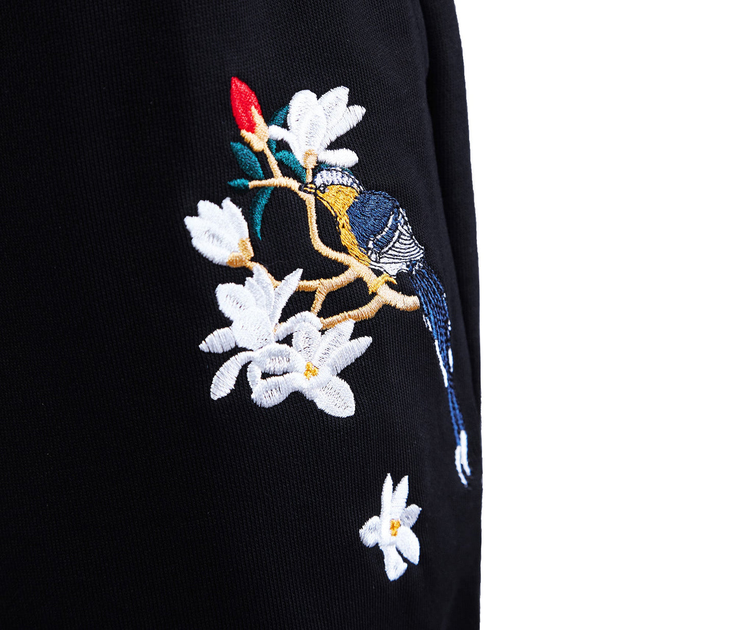 7046 Flowers Embroidery Joggers
