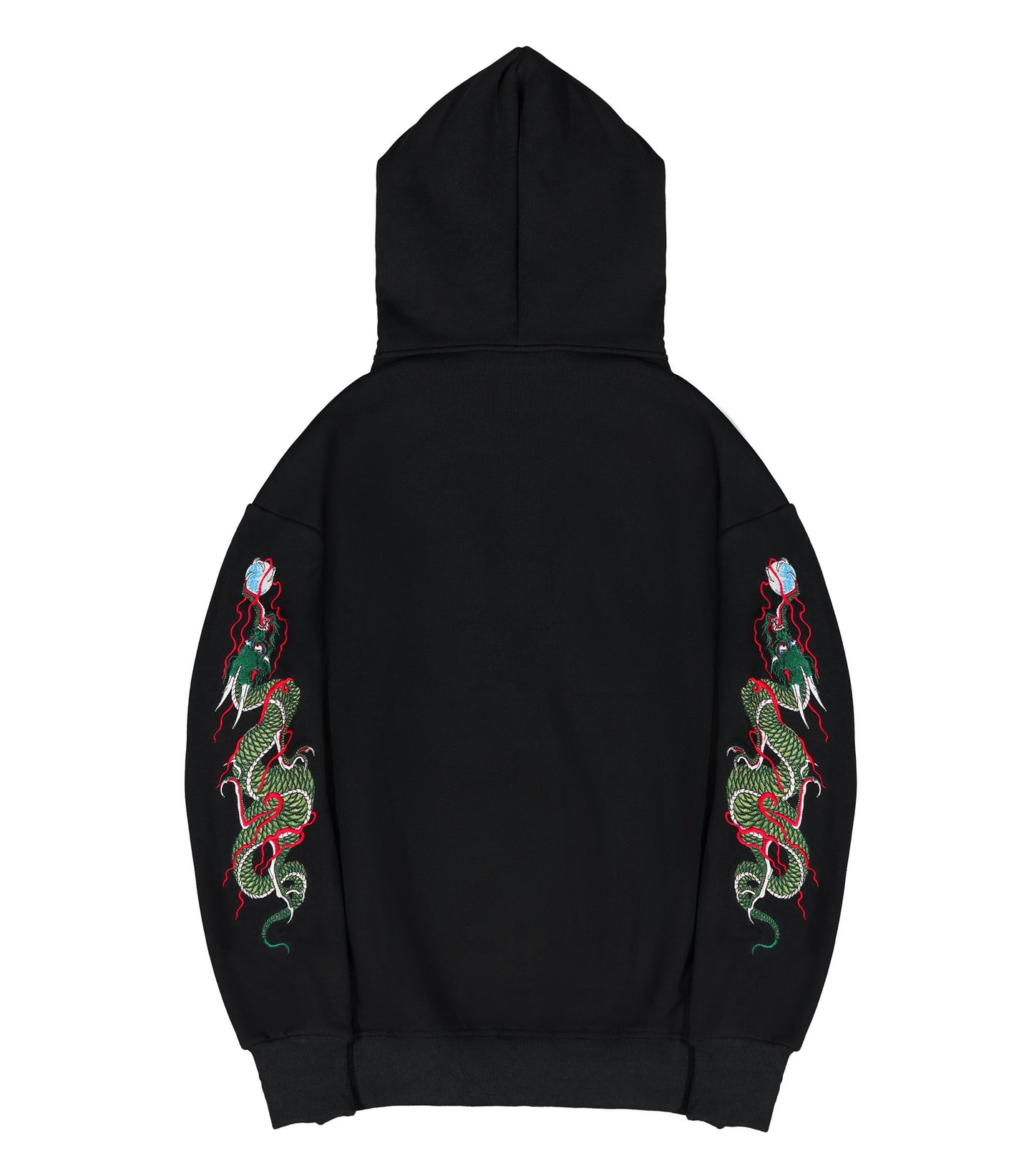 KH9005 Green Dragon Embroidery Hoodie