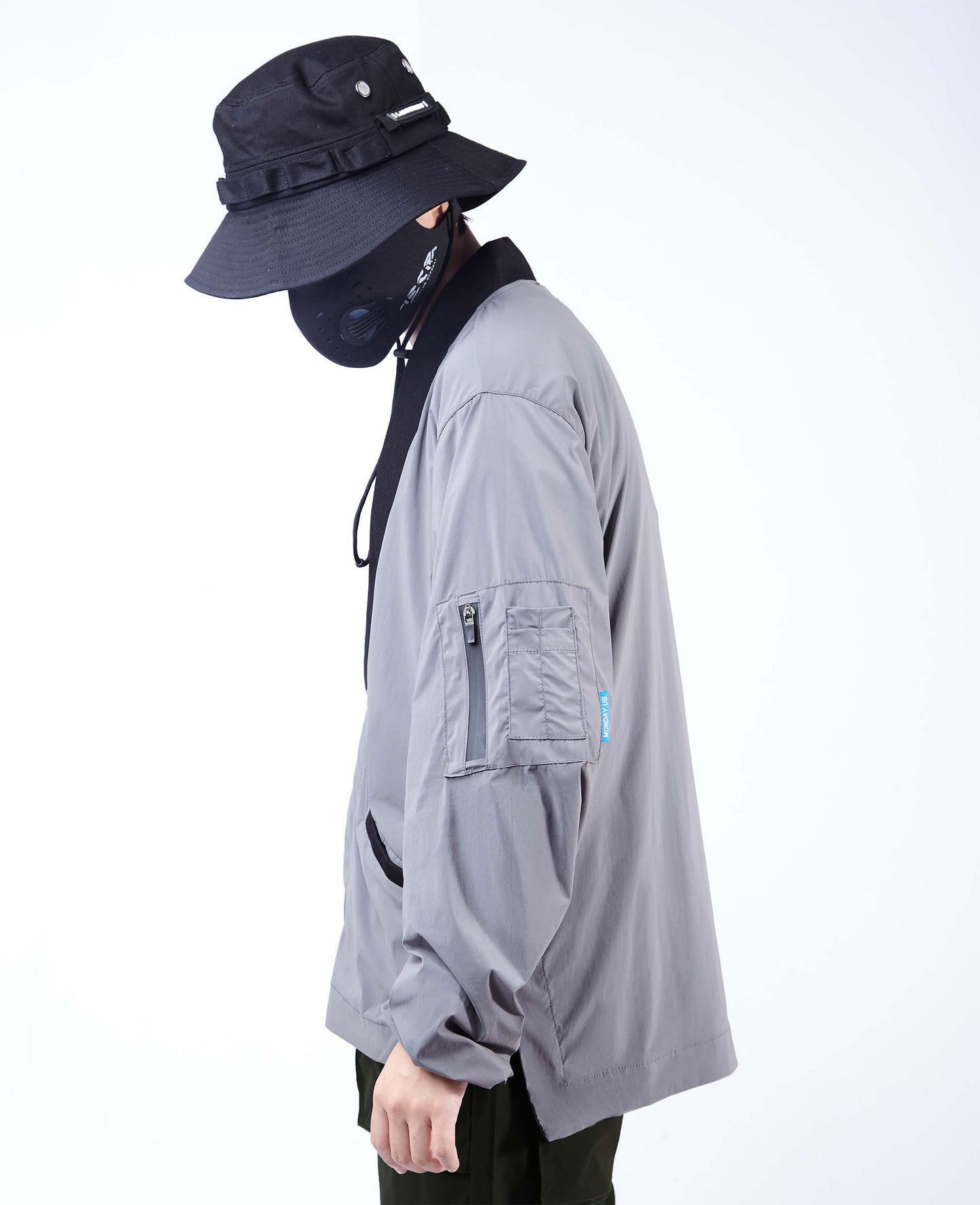 APT2809 Grey Kimono Shirt