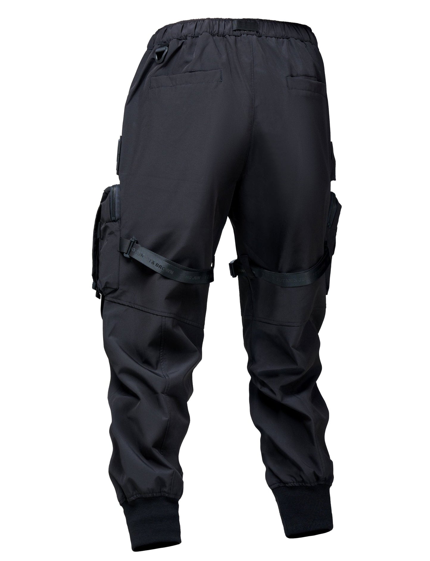 IBP440 Matte Black Paratrooper Joggers