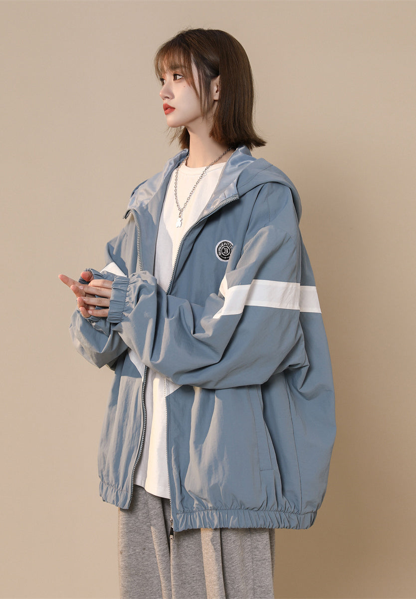 Veste coupe-vent décontractée pour femme diplômée