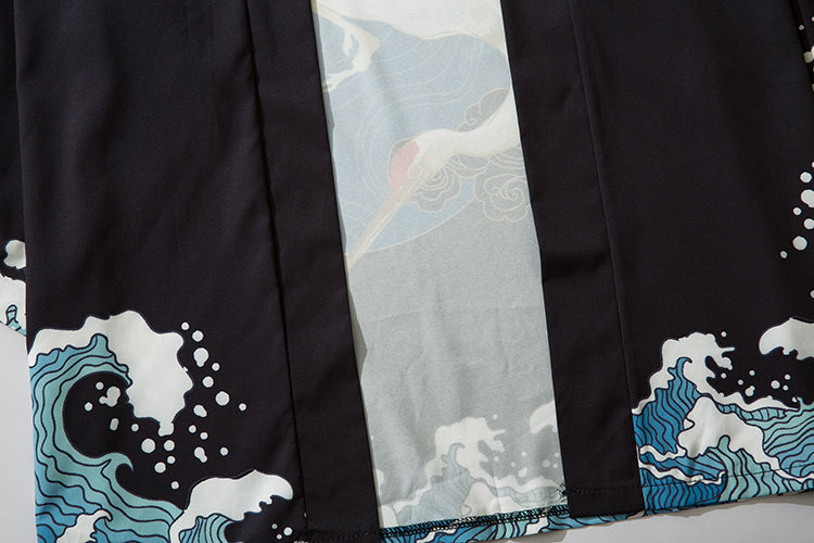 YC6312 Crane Hunter Kimono