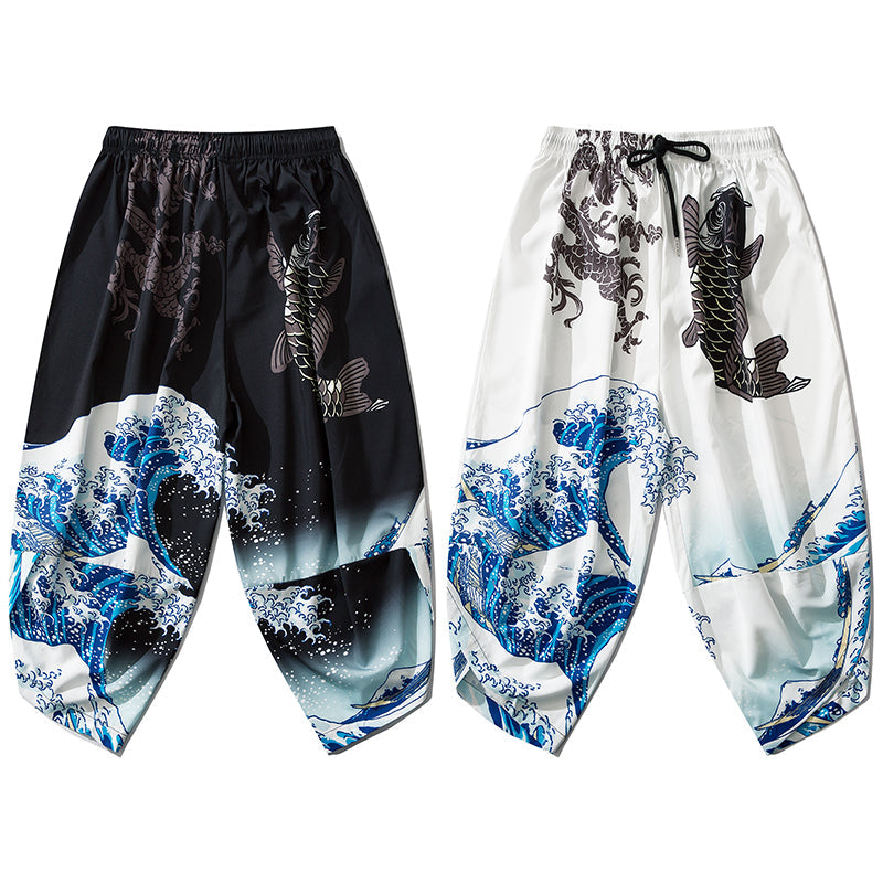 YC134 Great Waves Lightweight Pants