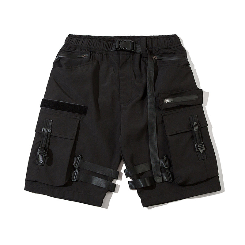 IBS429 Paratrooper Matte Black Shorts