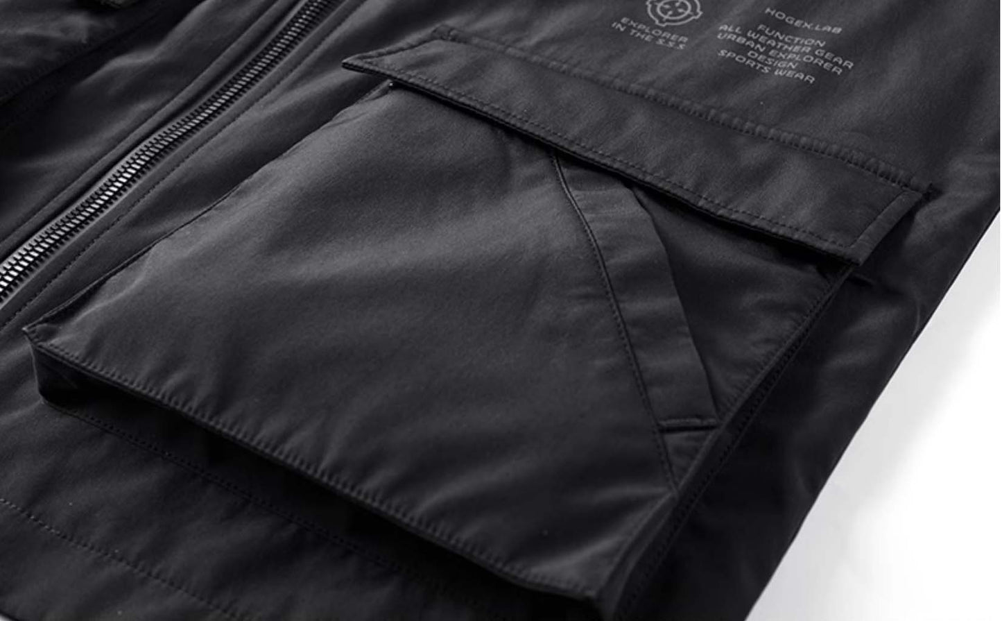 IBJ333 Tactical Matte Black Jacket