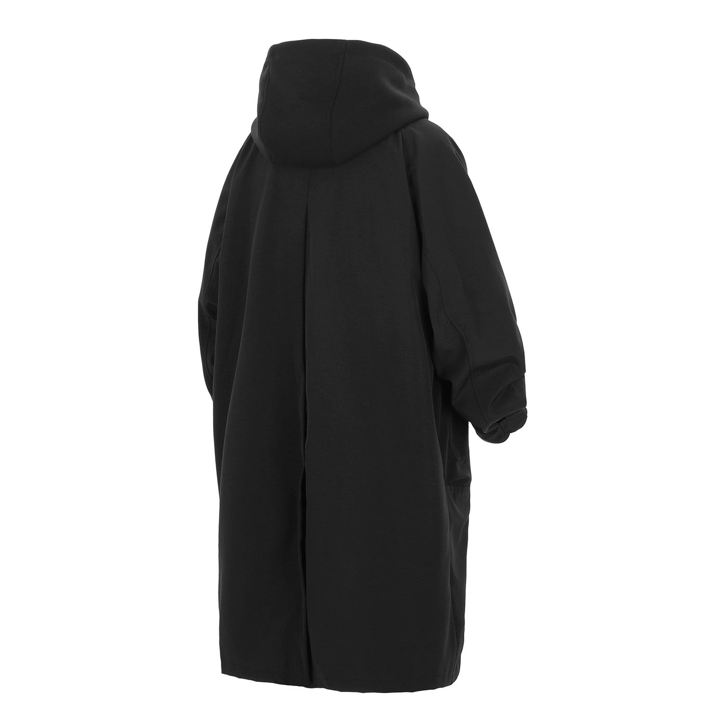 HiJ36 Black Urban Trench Coat