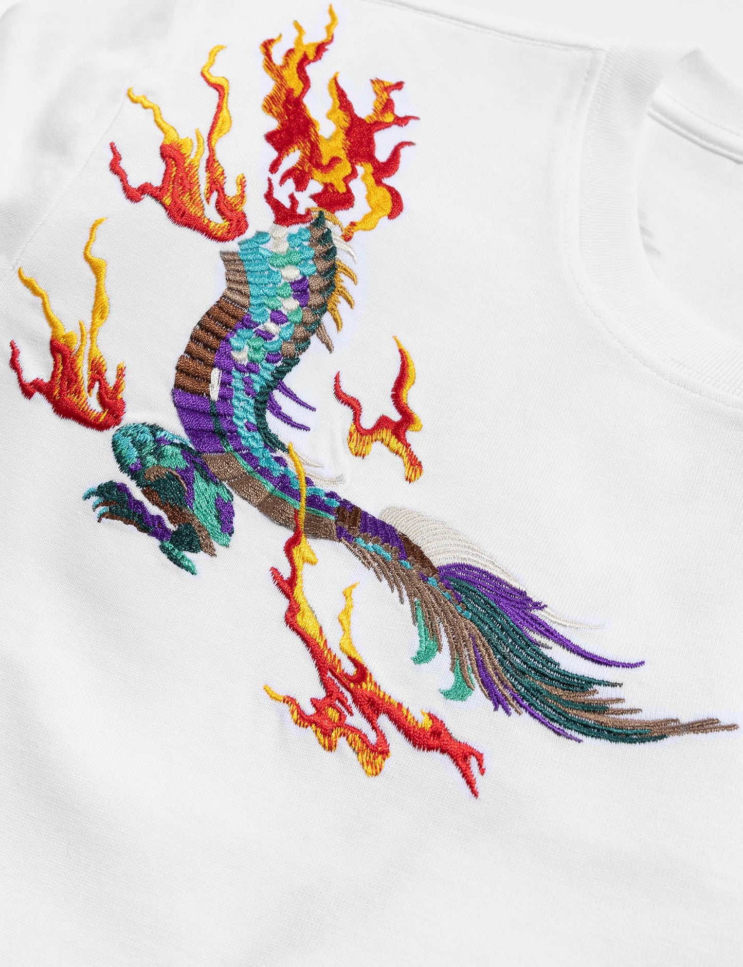 KH727 Flying Dragons Embroidery Tee