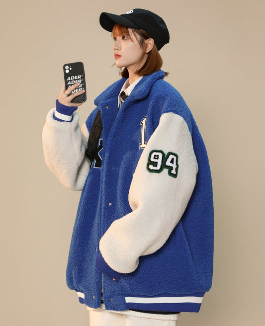 Veste universitaire en fourrure pour femme de l'année 1994