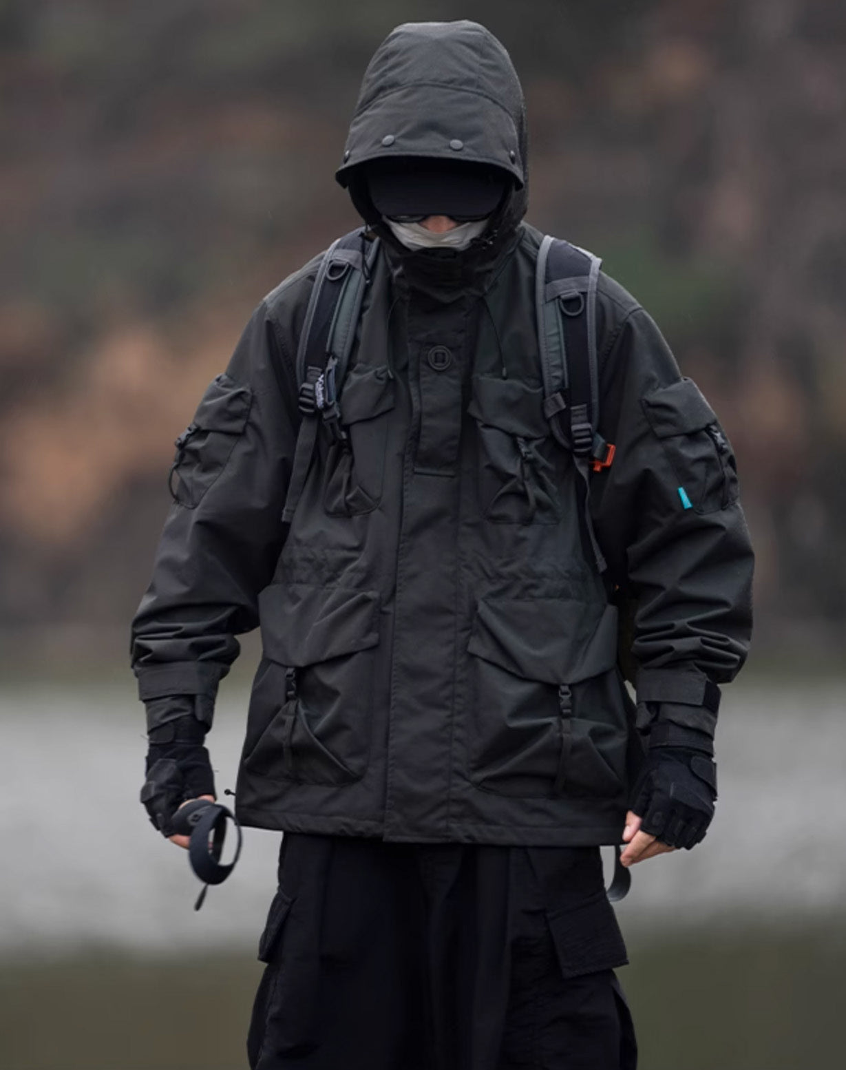 APEJ8 Black Tactical Wilderness Jacket