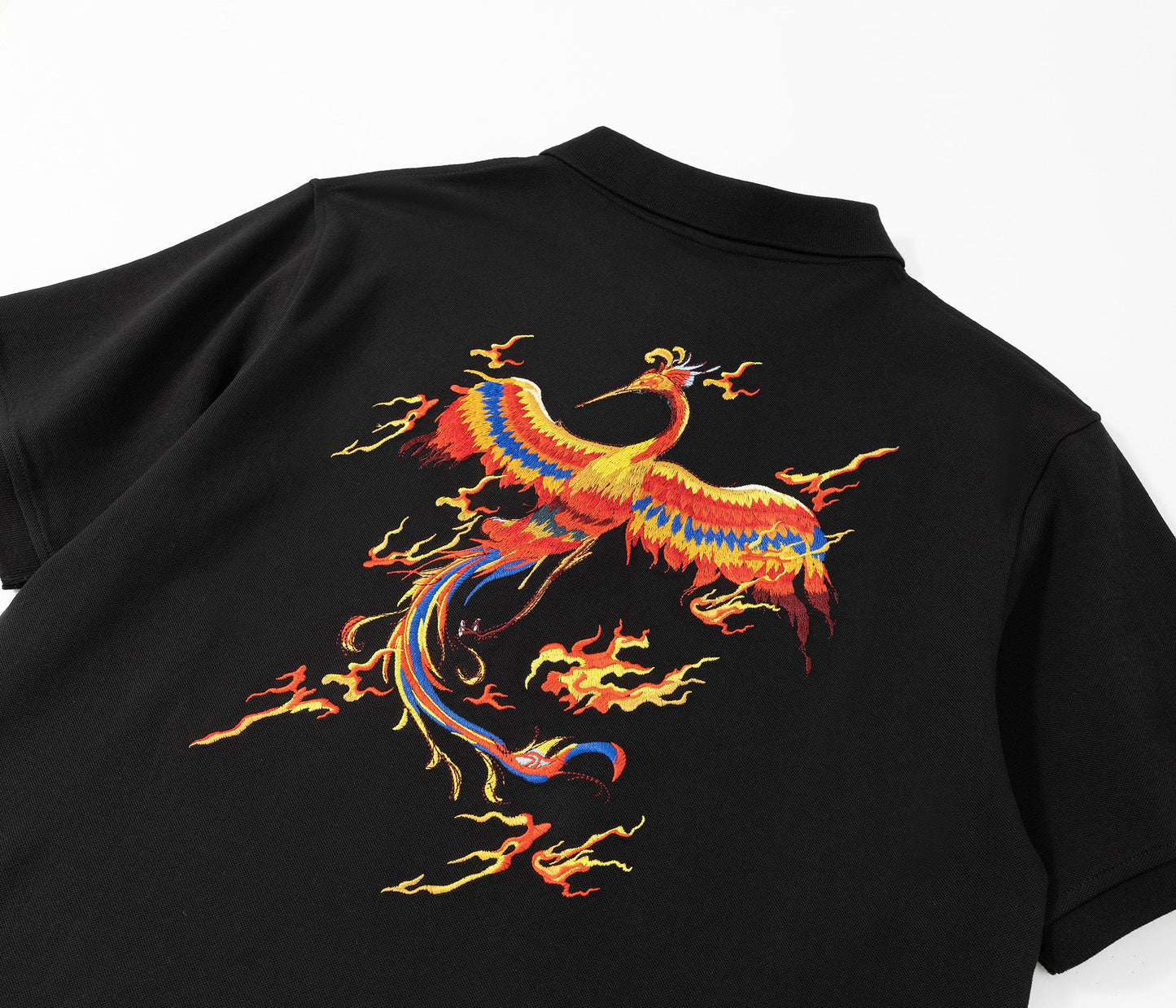 Flying Phoenix Embroidery Polo