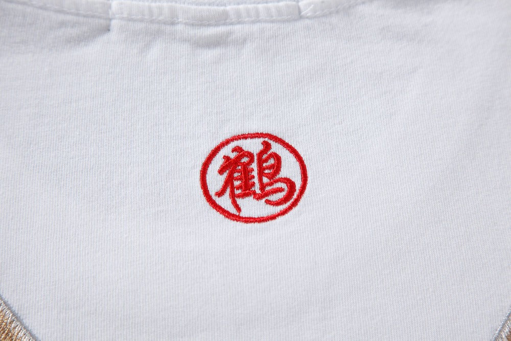 KH858 Flying Crane Embroidery Tee