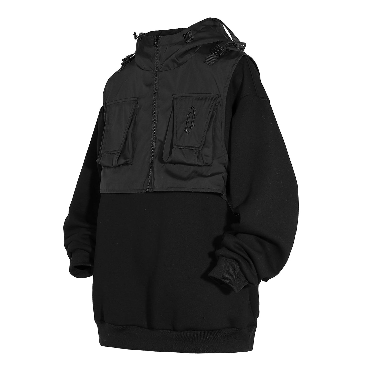 HiH34 Black Tech Guard Hoodie