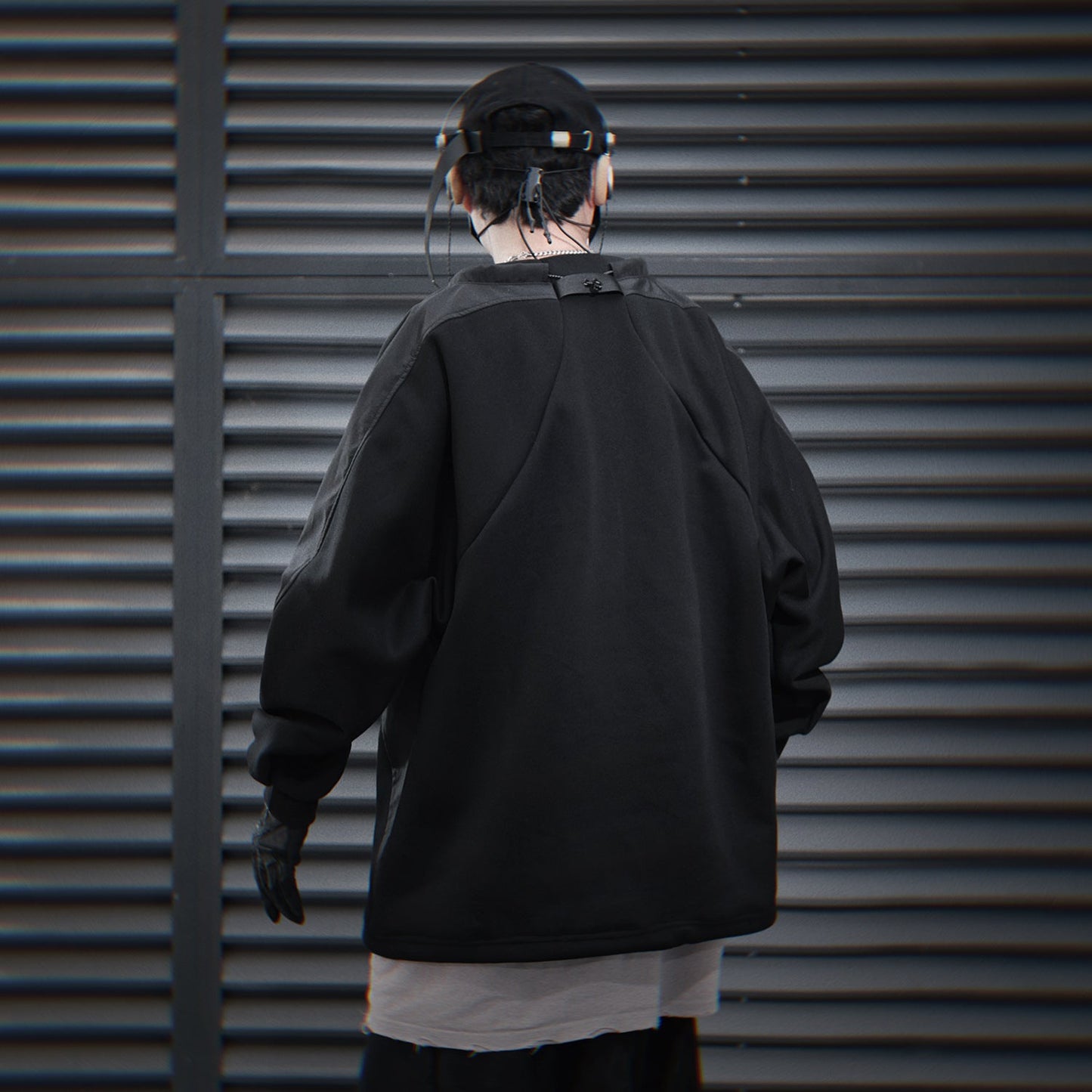 HiH55 Patchwork I-Tech Crewneck
