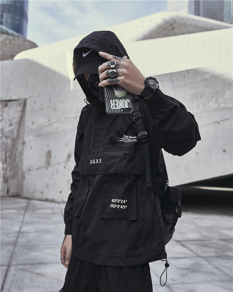 LB9053 Techwear Combat Jacket