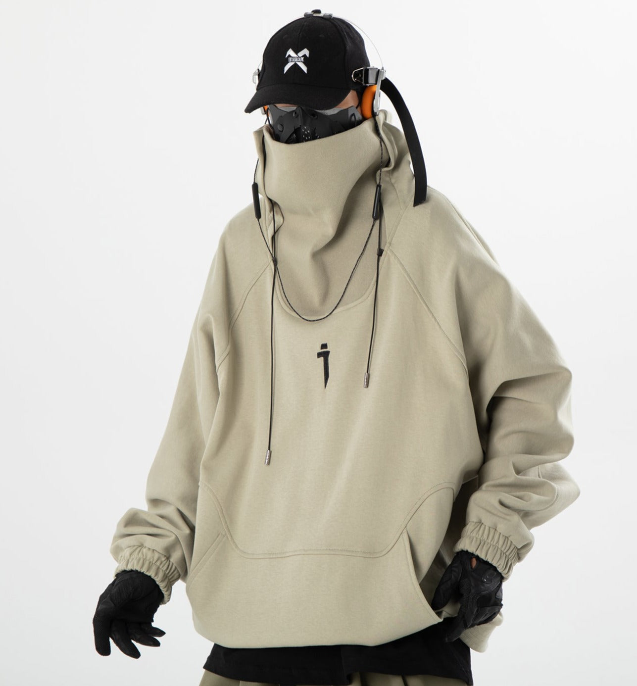 HiH49 Precision High Neck Olive Sweater