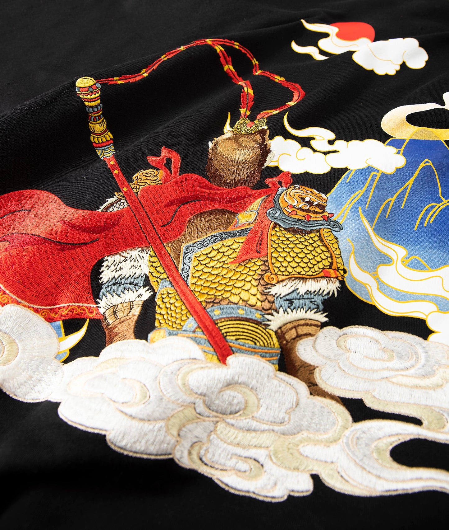 Monkey King Embroidery Hoodie