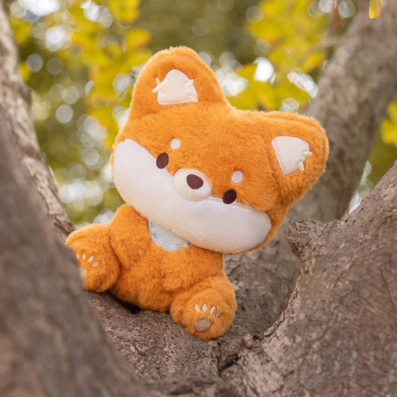 Peluche renard Ă  grosse queue