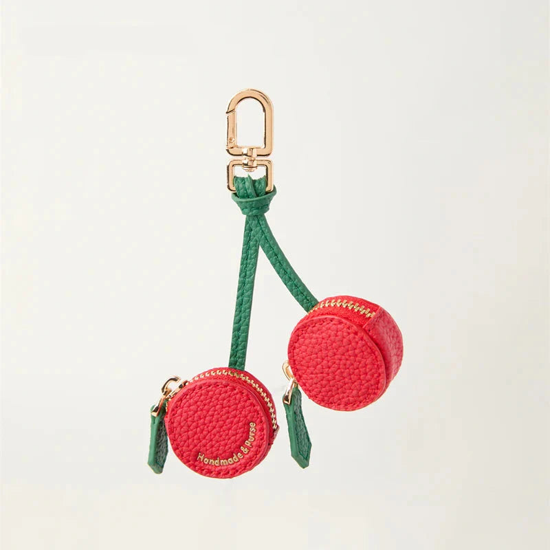 Cute Cherries Coin Purse Key Chain
