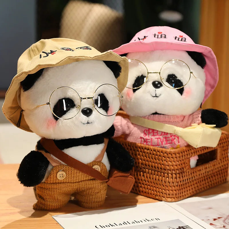 Peluches pandas douces