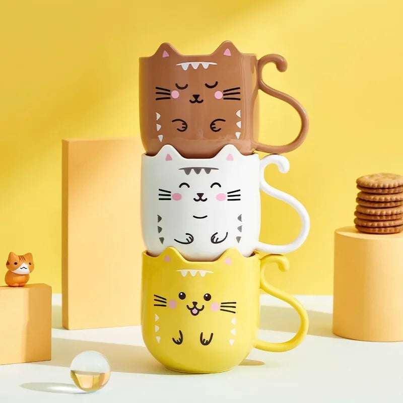 Tasses à chat kawaii