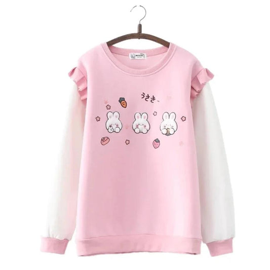 Pull lapin fraise carotte